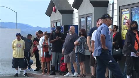 Lines for lotto tickets are LONG at Primm! .